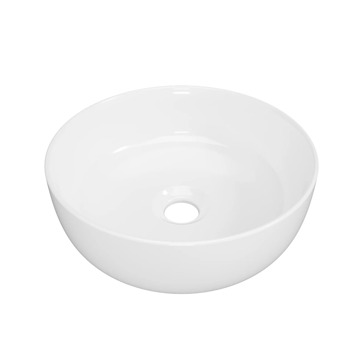 Timberline Jessie Above Counter Basin 320mm Gloss White