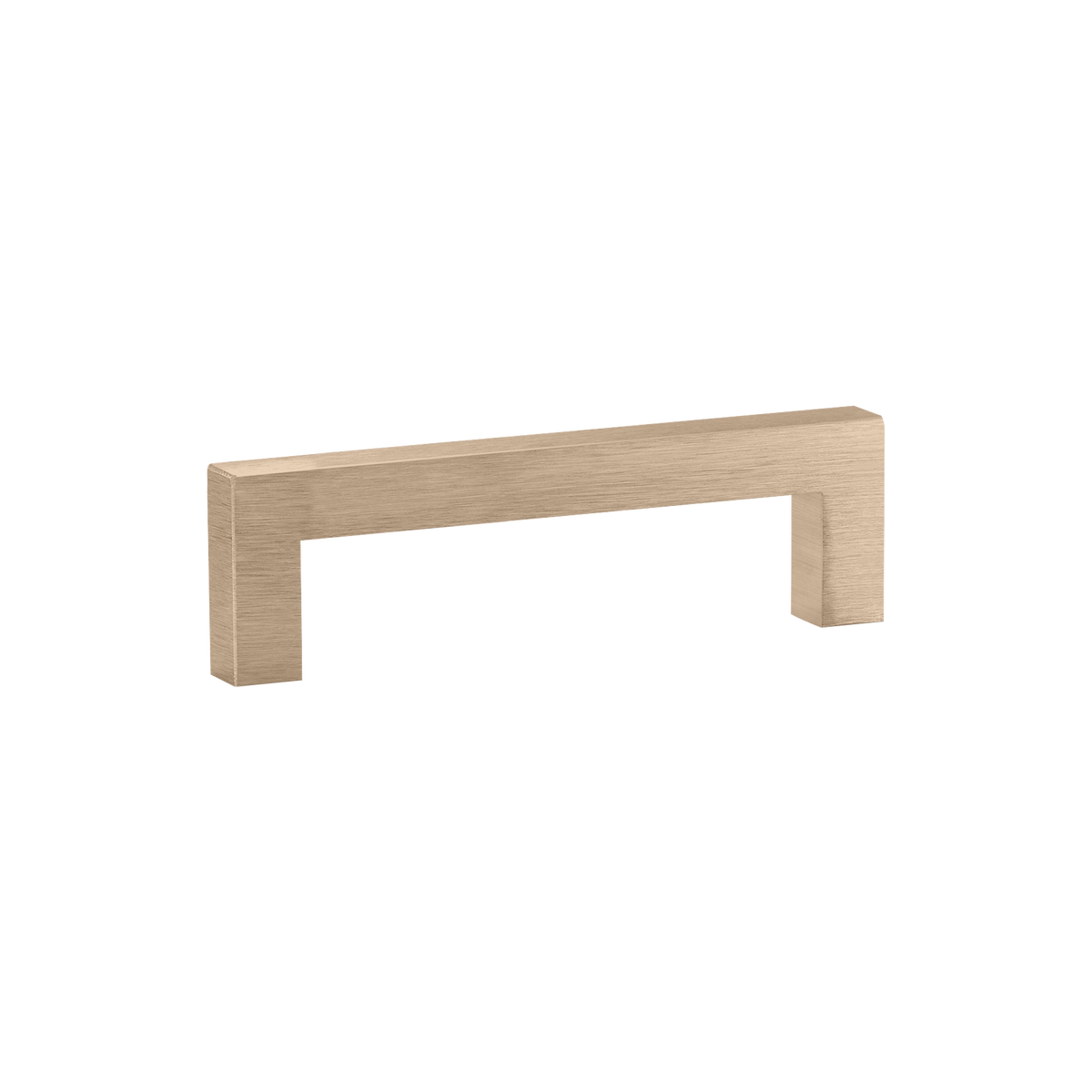Momo Sevilla D Handle 96mm In - front view, cabinet hardware
