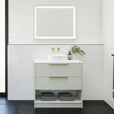 Timberline Kansas Vanity 1800mm Centre Bowl