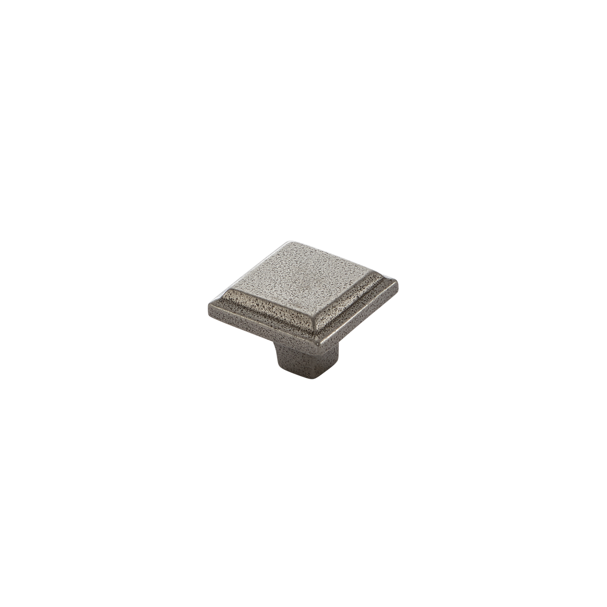 Momo Windsor Square Knob 34mm - front view, cabinet hardware