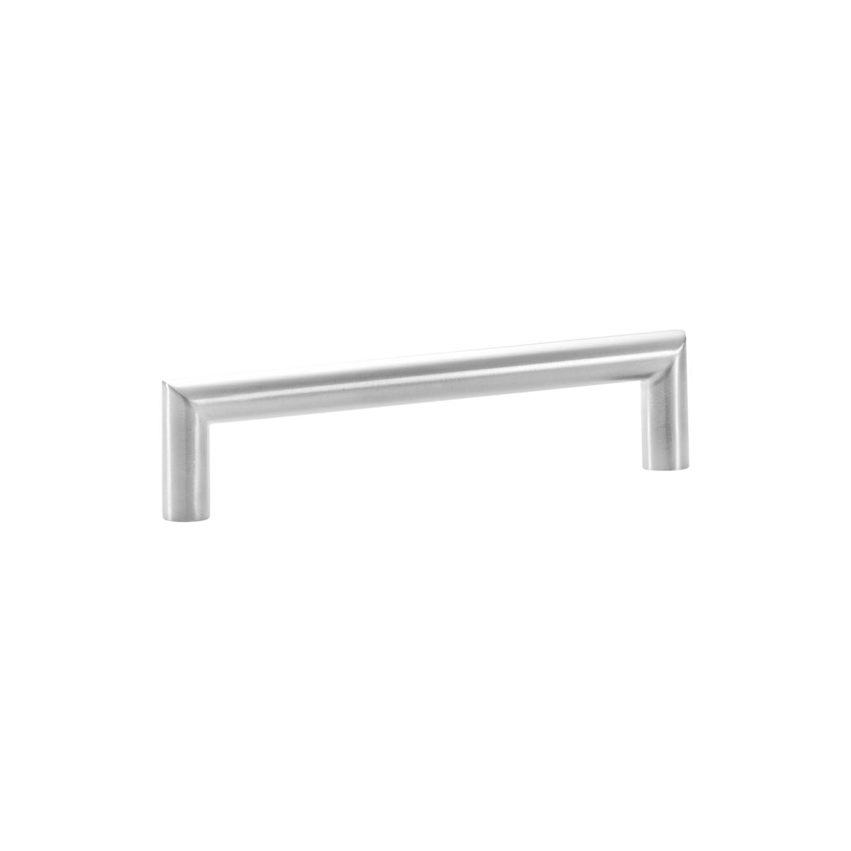 Momo Bergamo D Handle 128mm - front view, cabinet hardware