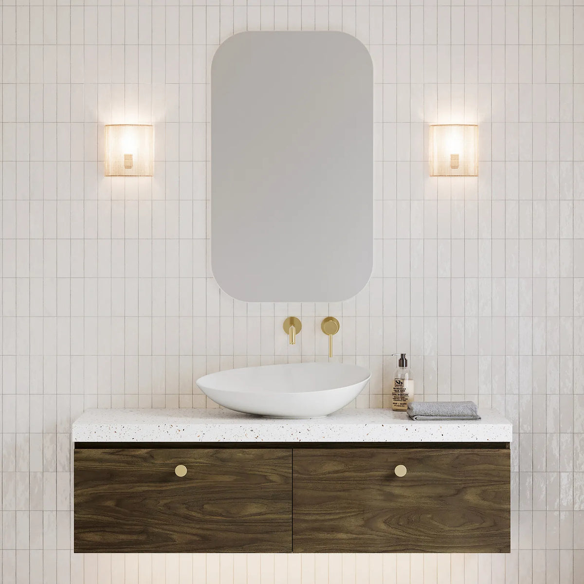 Timberline Kingsley Vanity 1800mm Double Bowl