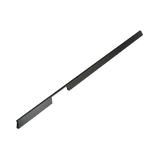 Momo Rail D Handle Right 1120mm in Brushed Black - side profile view