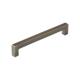 Momo Liberty Bar Handle 160mm in Dark Brushed Brass - side profile view
