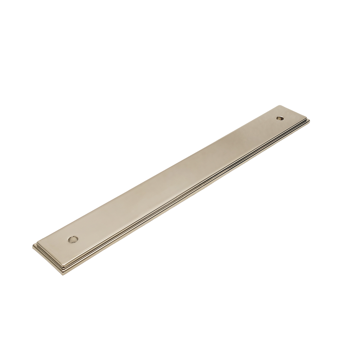 Momo Liberty Backplate 160mm in Dull Brushed Nickel - front view