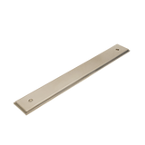 Momo Liberty Backplate 160mm in Dull Brushed Nickel - front view