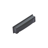 Momo Lucca Cup Pull 96mm in Matt Black - side profile view