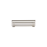 Momo Lucca Cup Pull 96mm in Polished Nickel - rear mounting detail