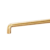 Momo Lumi D Handle 320mm in Antique Brass - side profile view