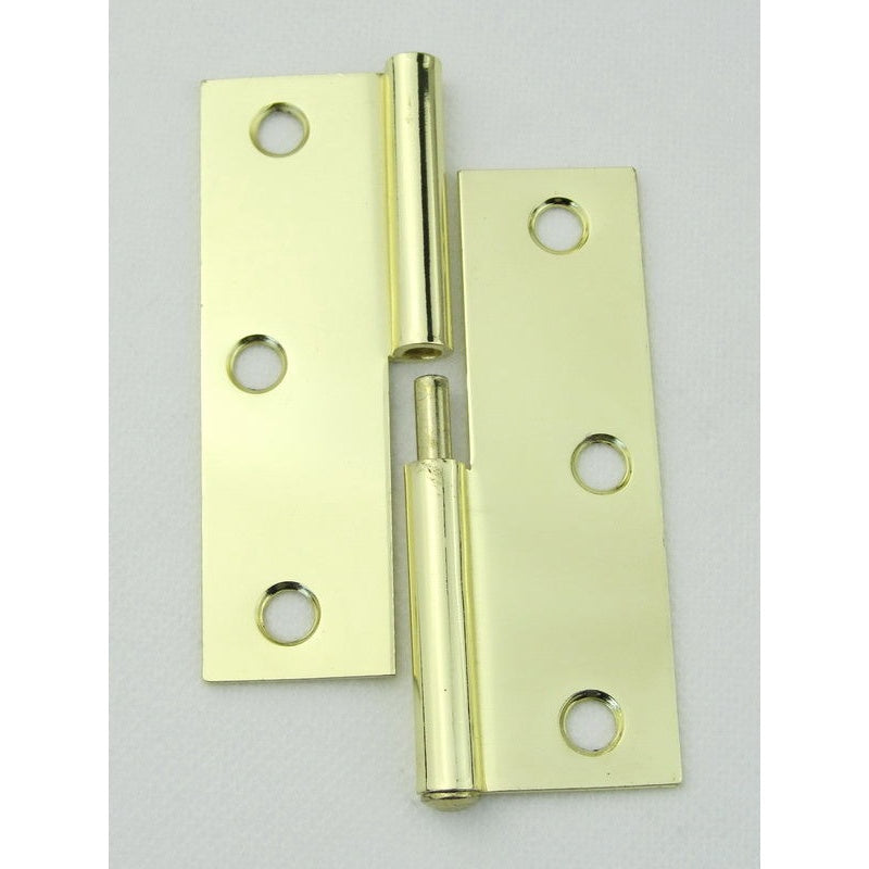 Lift Off Hinge 85x60x1.6mm Bright Brass -Left Hand