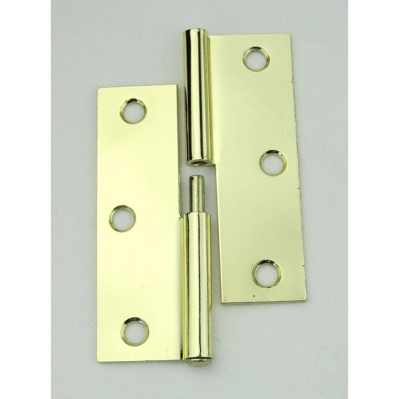 Lift Off Hinge 85x60x1.6mm Bright Brass -Right Hand