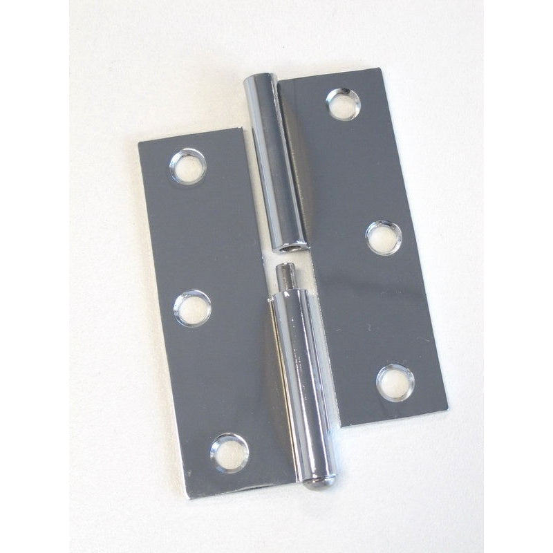 Lift Off Hinge 85x60x1.6mm Polished Chrome -Right Hand