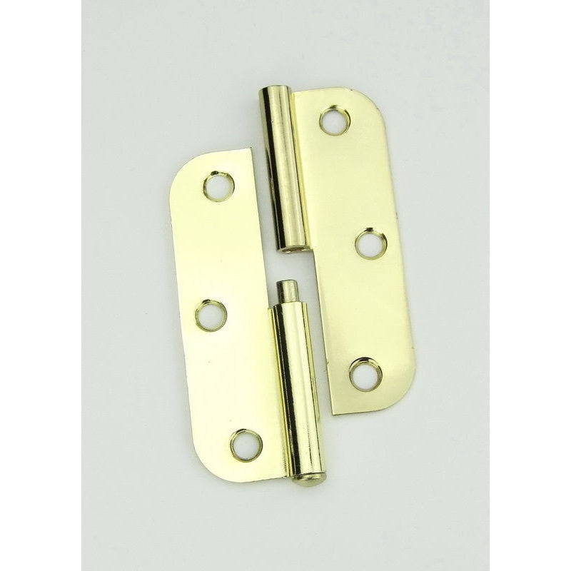 Lift Off Hinge 89x57x1.6mm Right Hand Bright Brass