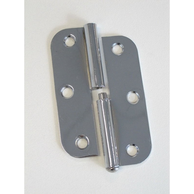 Lift Off Hinge 89x57x1.6mm Left Hand Polished Chrome