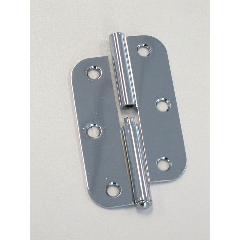 Lift Off Hinge 89x57x1.6mm Right Hand Polished Chrome
