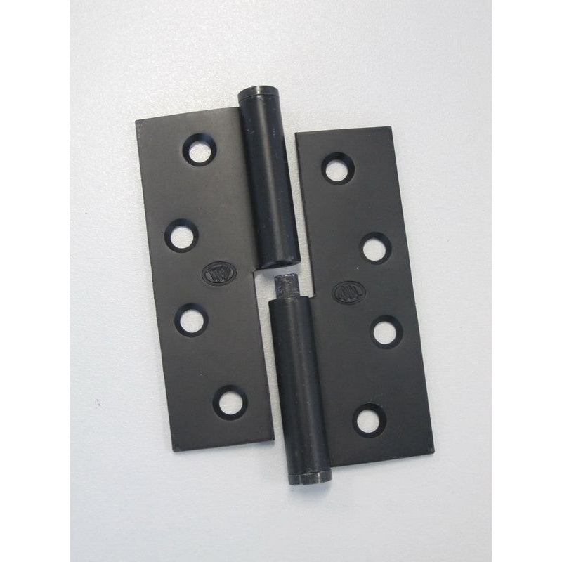 Lift Off Hinge 100x75x2.5mm Matt Black Left Hand