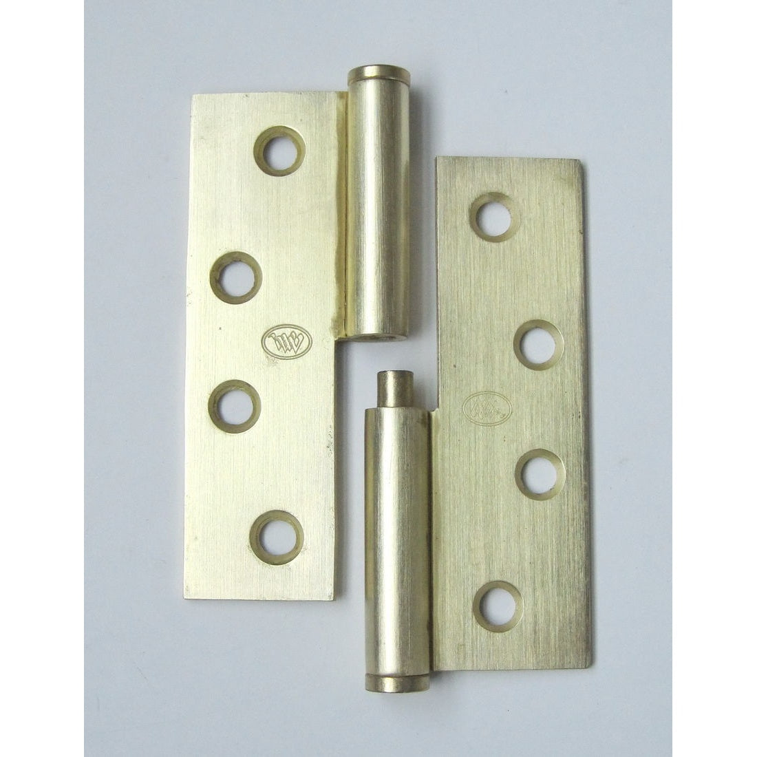 Lift Off Hinge 100x75x2.5mm Satin C Brass–Left Hand