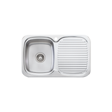 Lakeland Single Bowl Sink With Drainer