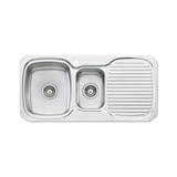 Lakeland 1 & 1/2 Bowl Sink With Drainer