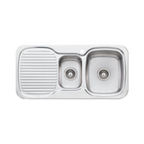 Lakeland 1 & 1/2 Bowl Sink With Drainer