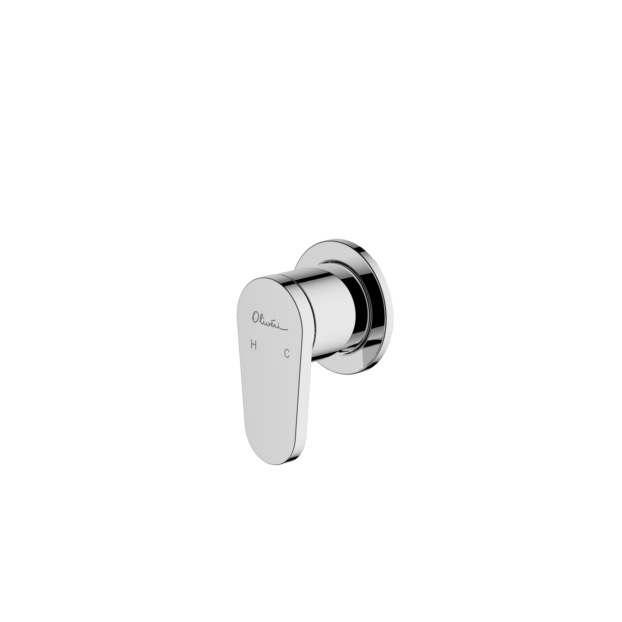 London Chrome Wall Mixer - Trim Kit Only