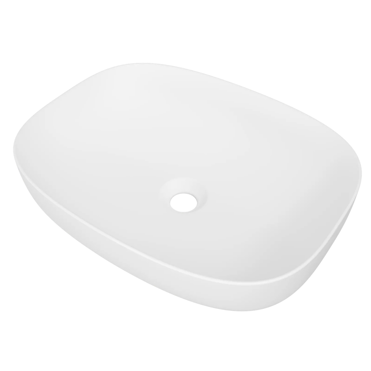 Timberline Lorenzo Inset Basin 500mm Matte White - image 2