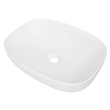 Timberline Lorenzo Semi Inset Basin 500mm Matte White - image 2