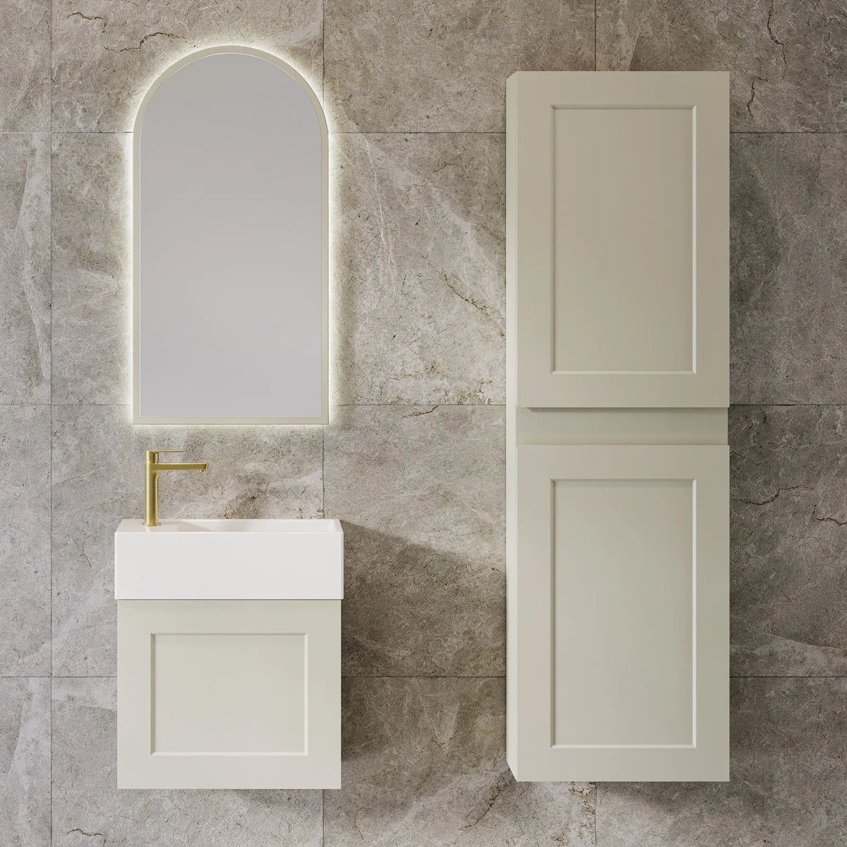 Timberline Lottie Vanity 480mm Offset Bowl