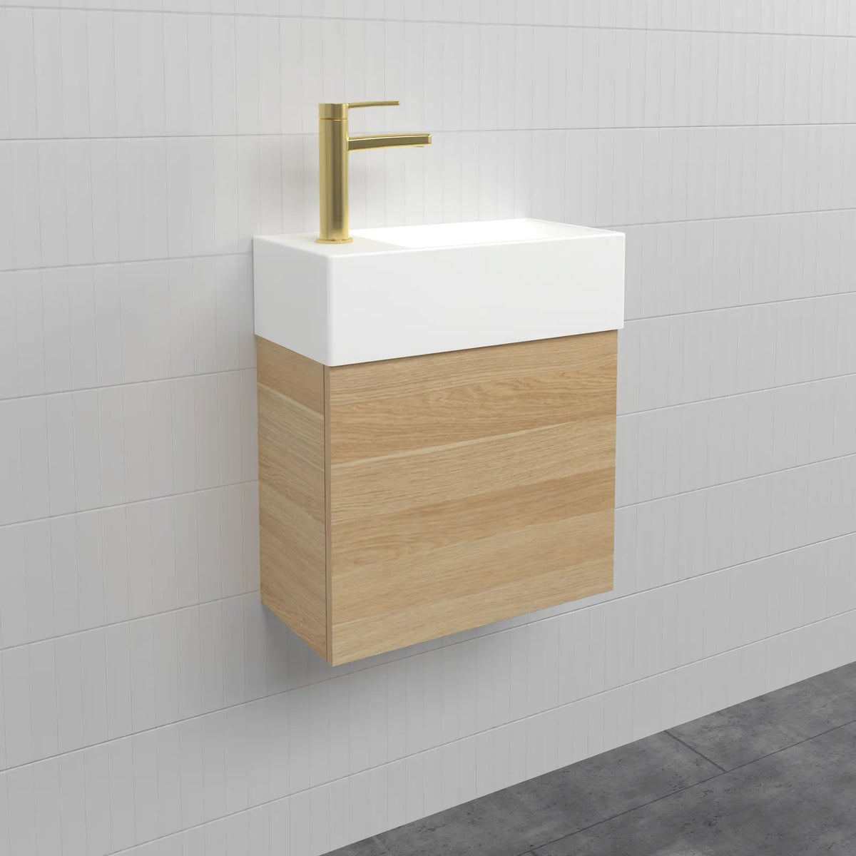 Timberline Lottie Vanity 480mm Offset Bowl