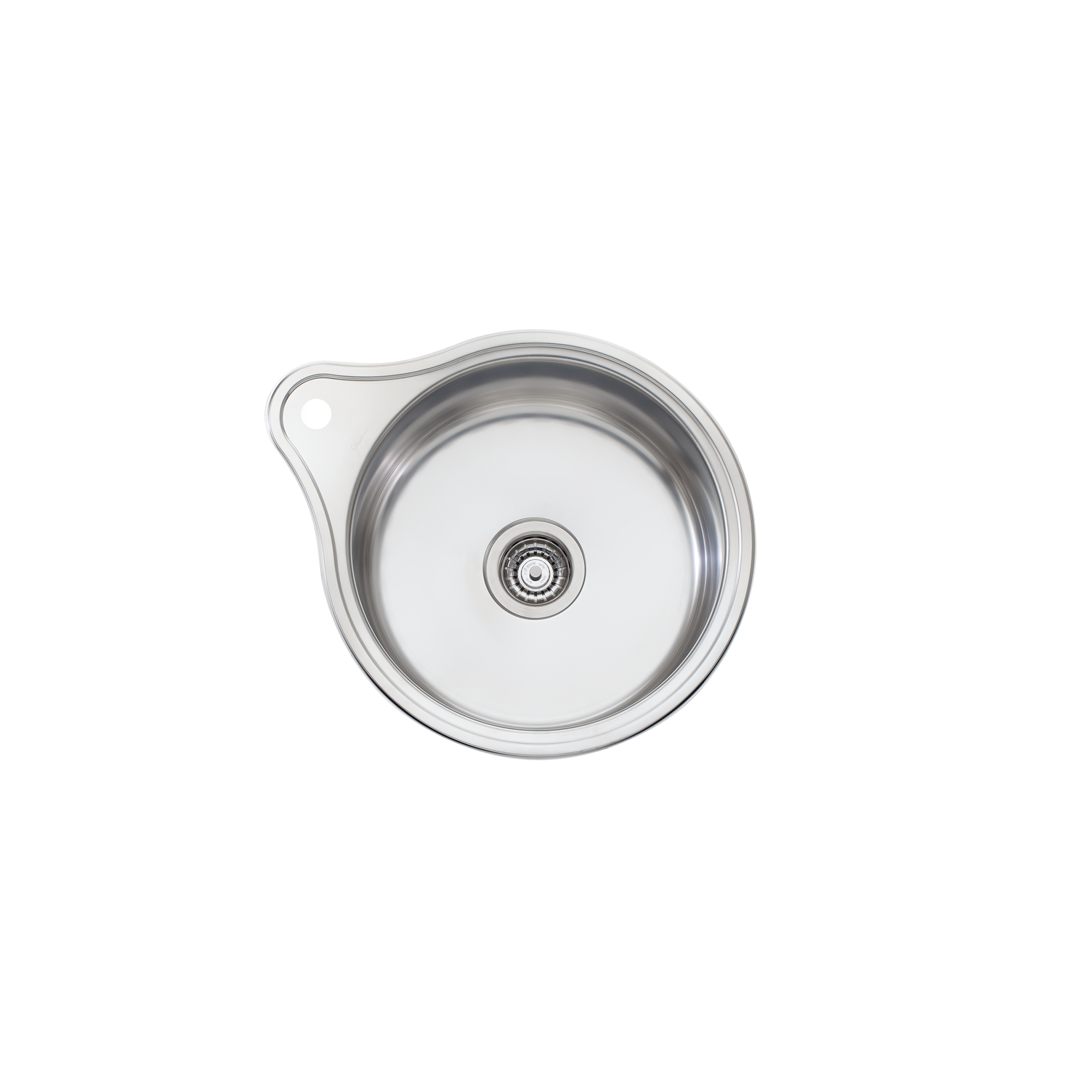 Solitaire Round Bowl Sink With Tap Landing
