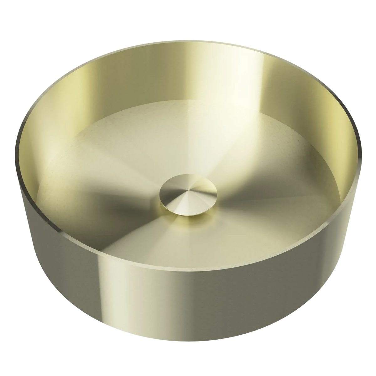 Timberline Luxe Above Counter Basin 360mm Brushed Gold