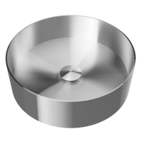 Luxe Above Counter Basin 360mm Brushed Nickel – Brushed Nickel