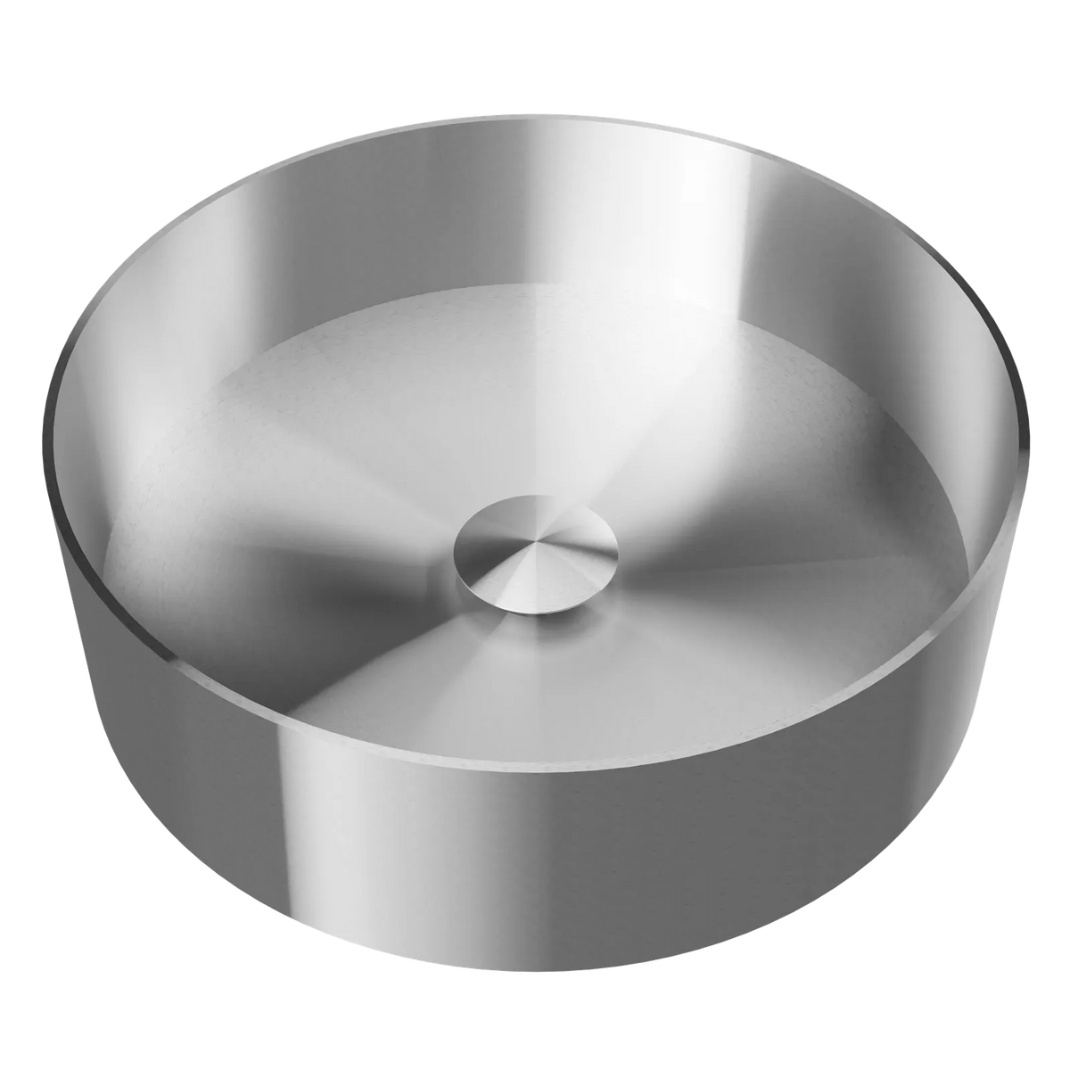 Timberline Luxe Above Counter Basin 360mm Brushed Nickel