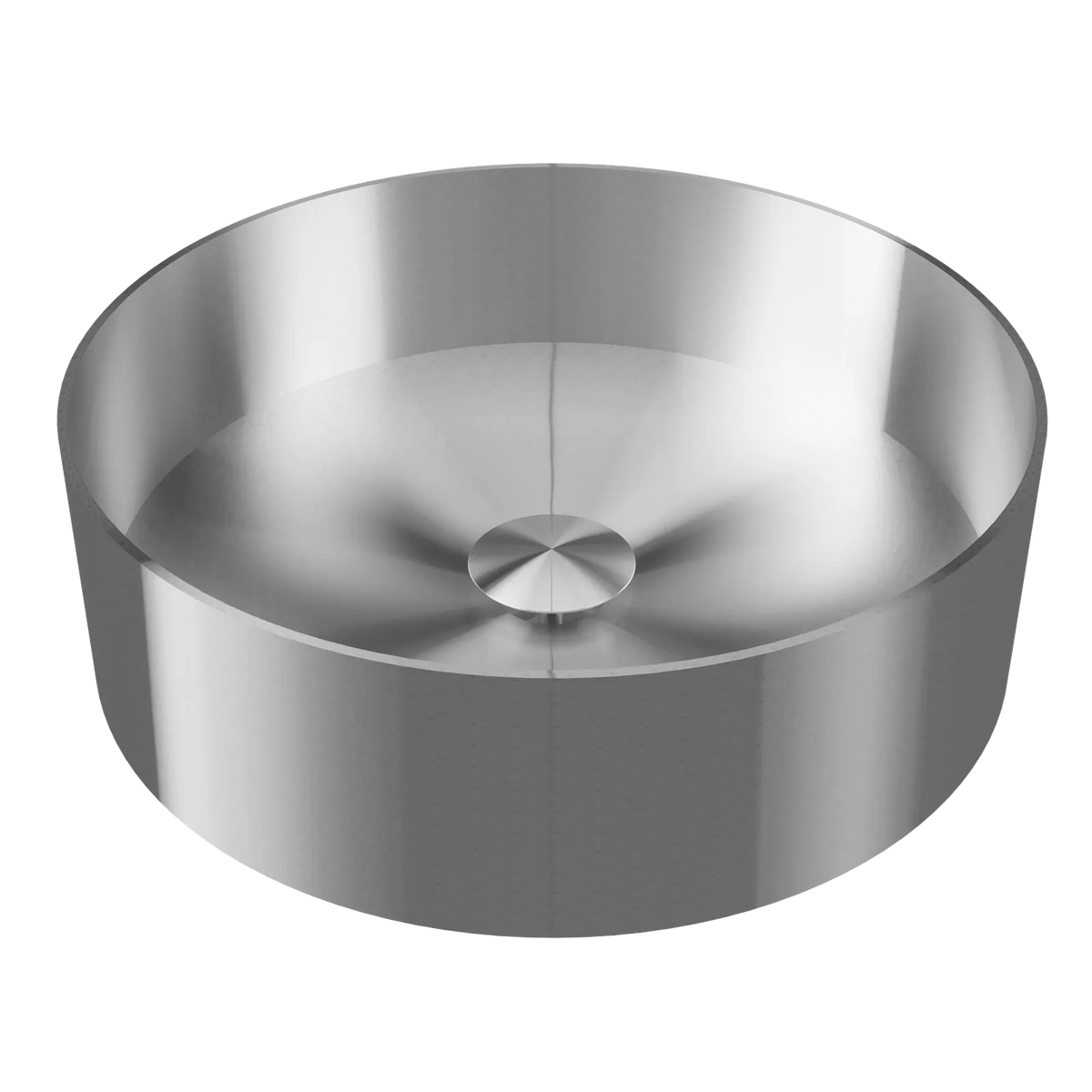 Timberline Luxe Above Counter Basin 360mm Brushed Nickel - image 2