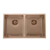 Coloured Double Bowl Sink 26L+26L