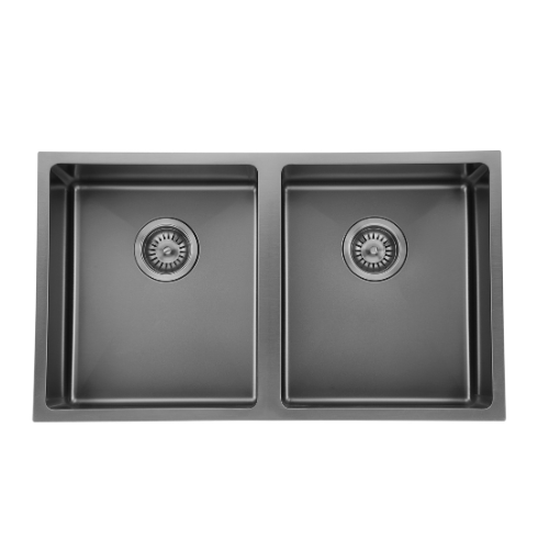 Coloured Double Bowl Sink 26L+26L