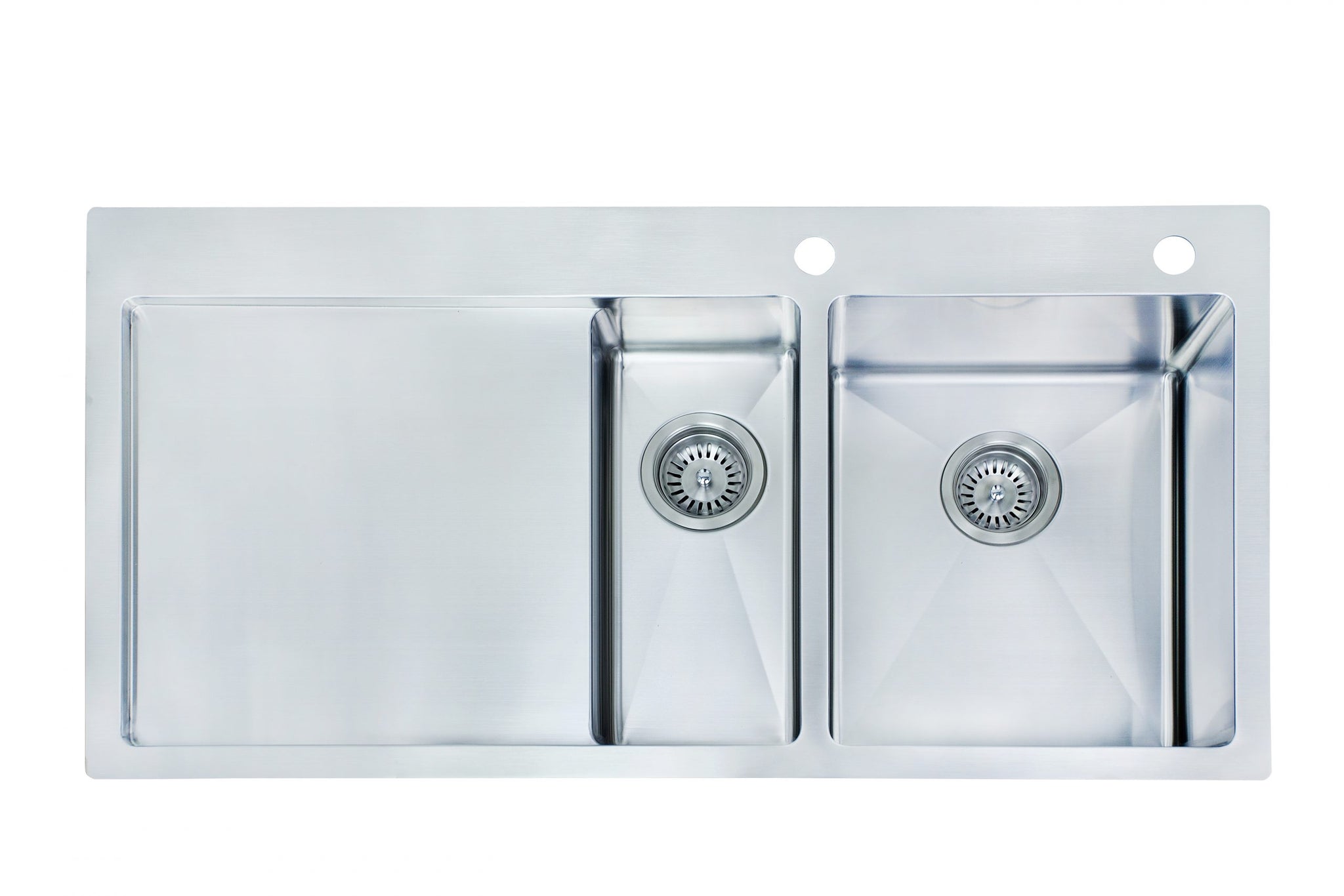 One &amp; Quarter Bowl Stainless Steel Sink 7L+26L