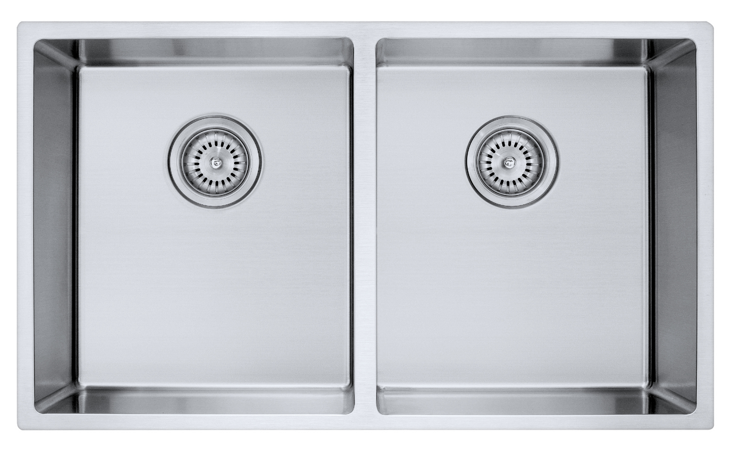 Double Bowl Stainless Steel Sink 75L