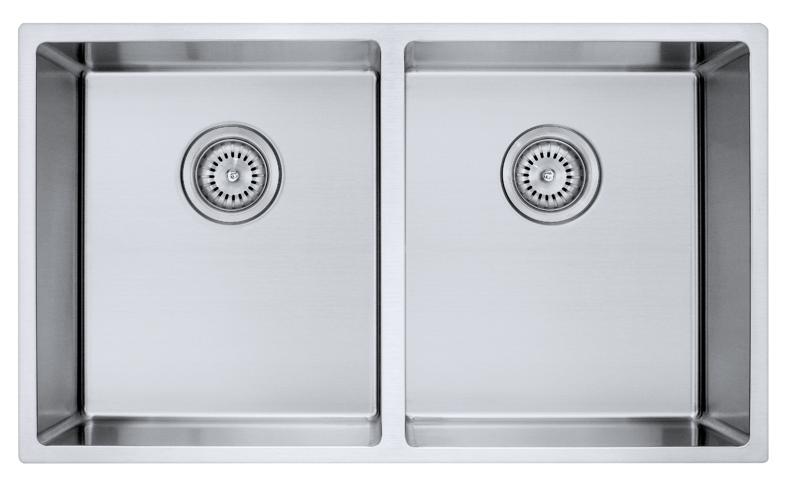 Double Bowl Stainless Steel Sink 75L