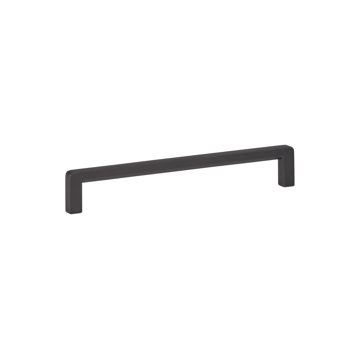 Momo Milano D Handle 160mm in Matt Black - finish and profile close-up