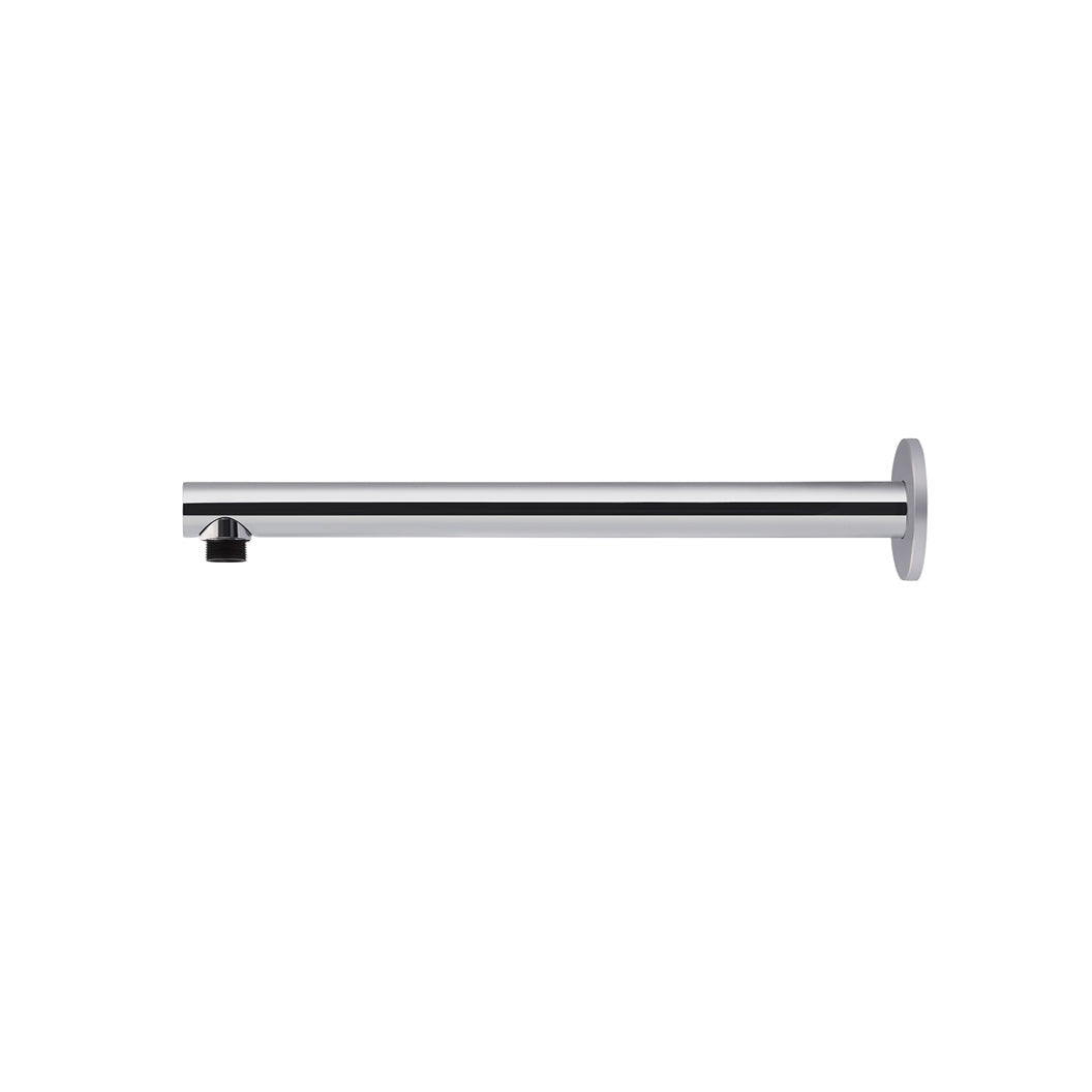 Round Wall Shower Arm 400mm - Polished Chrome