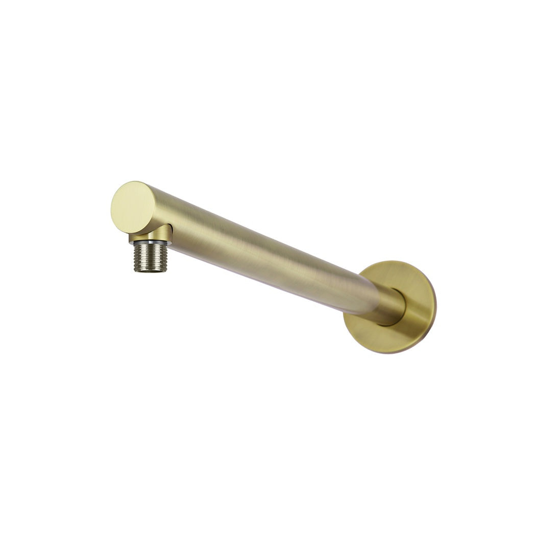 Round Wall Shower Arm 400mm - side profile view, bathroom fixture (12 of 28)