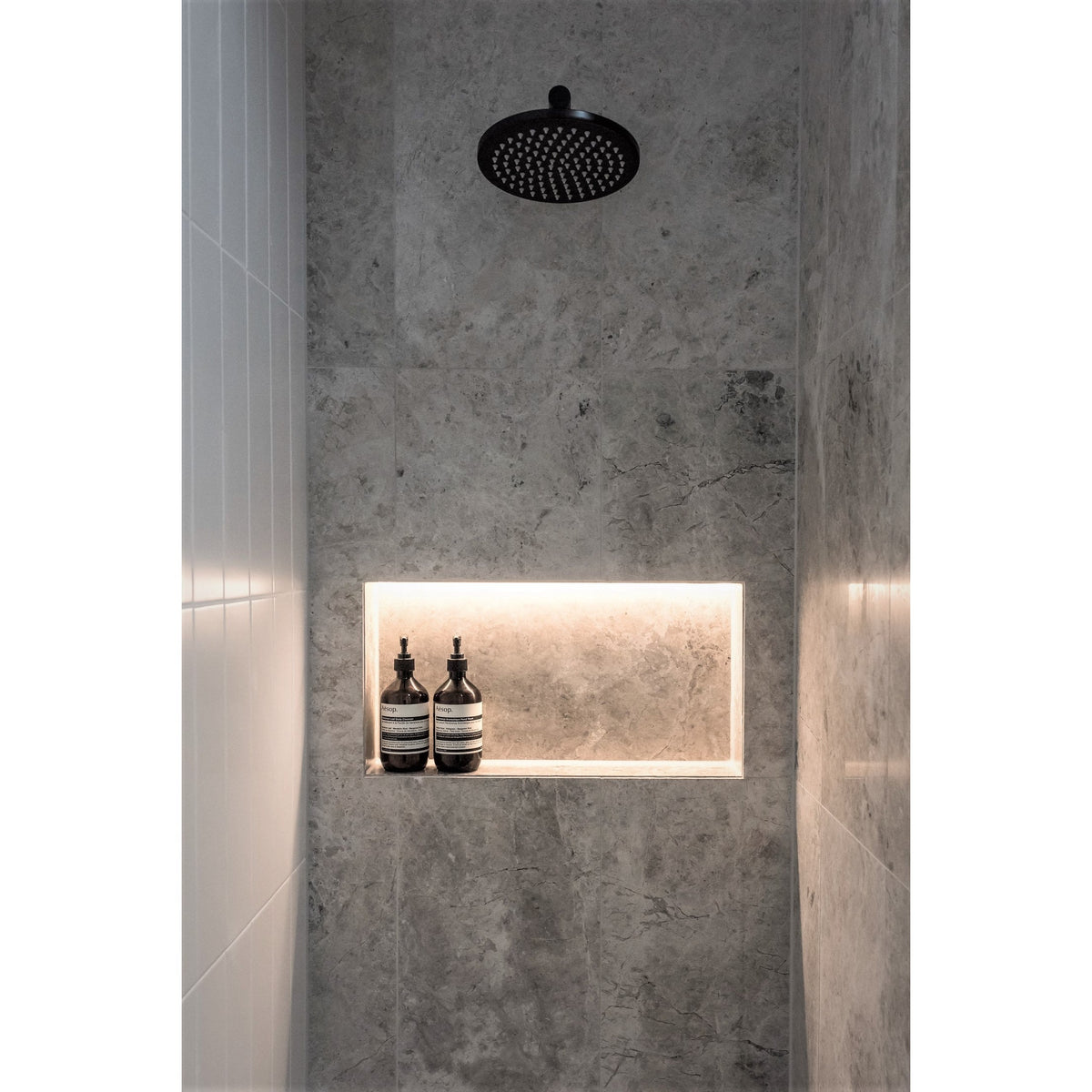 Round Wall Shower Arm 400mm - alternative product view