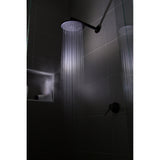 Round Wall Shower Arm 400mm - rear mounting detail