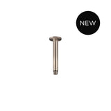 Round Ceiling Shower Arm 150mm in Polished Chrome - close-up detail view
