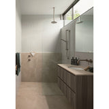 Round Ceiling Shower Arm 300mm - Champagne
