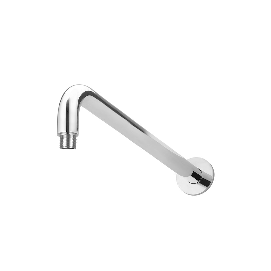 Round Wall Shower Curved Arm 400mm