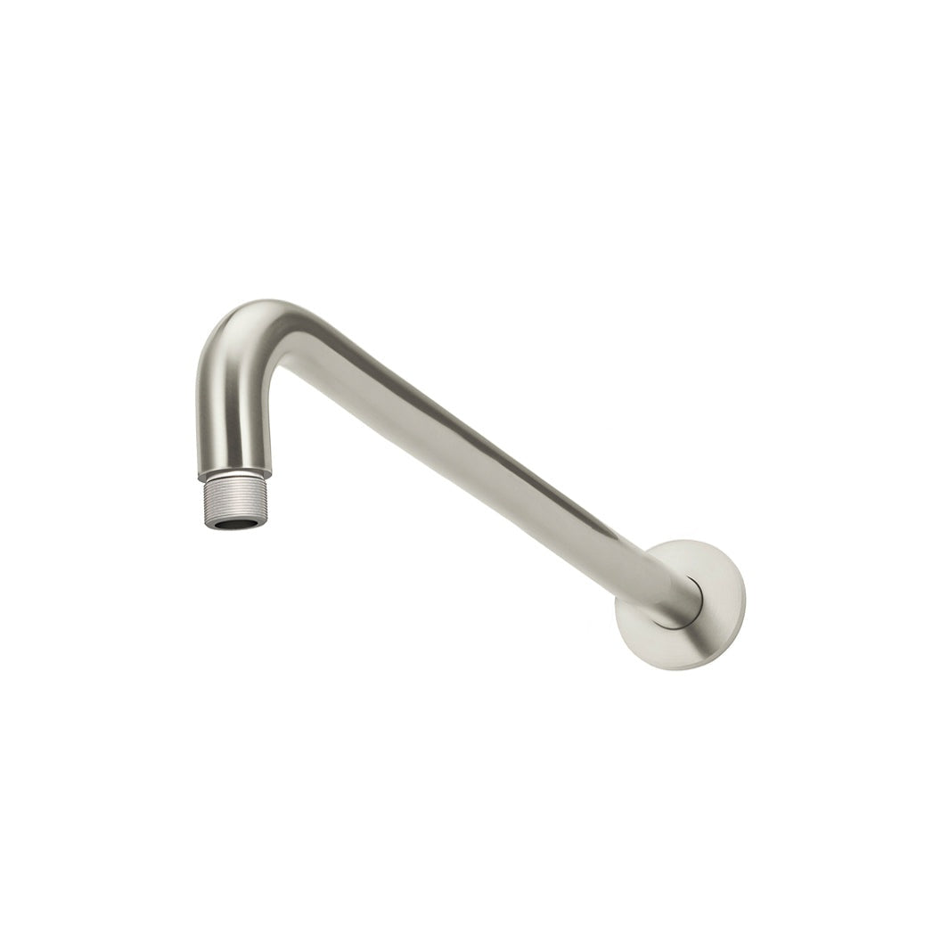 Round Wall Shower Curved Arm 400mm
