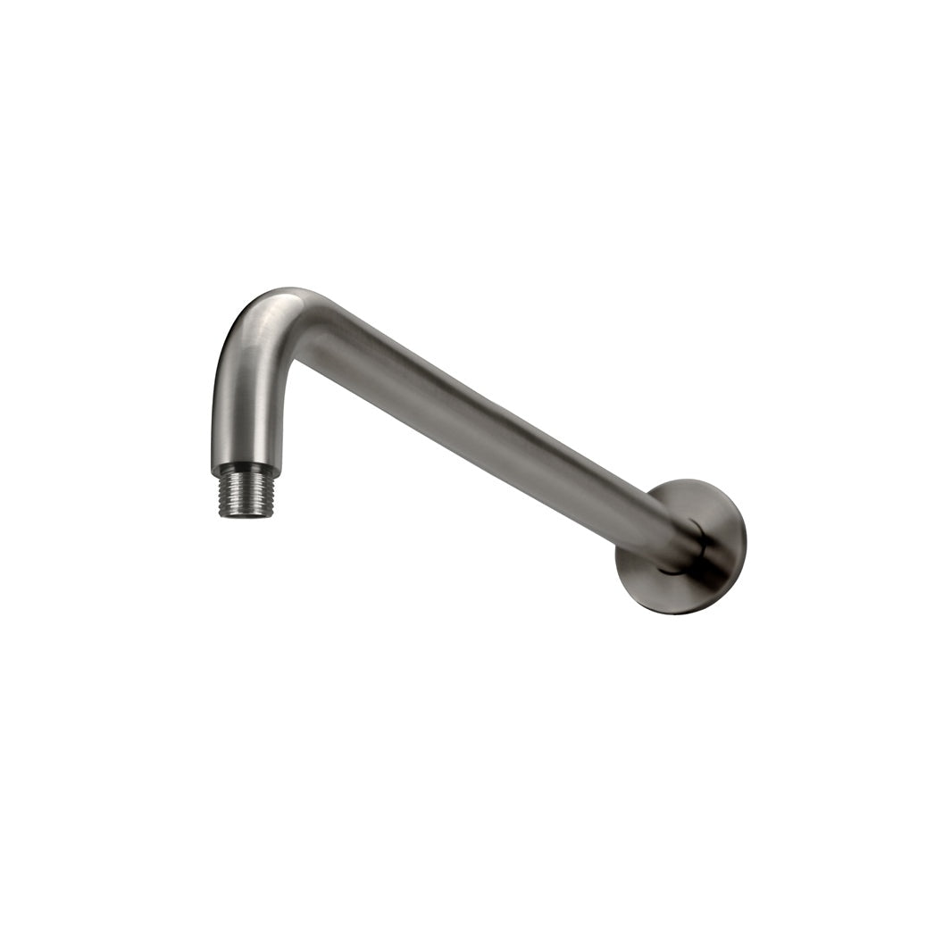 Round Wall Shower Curved Arm 400mm