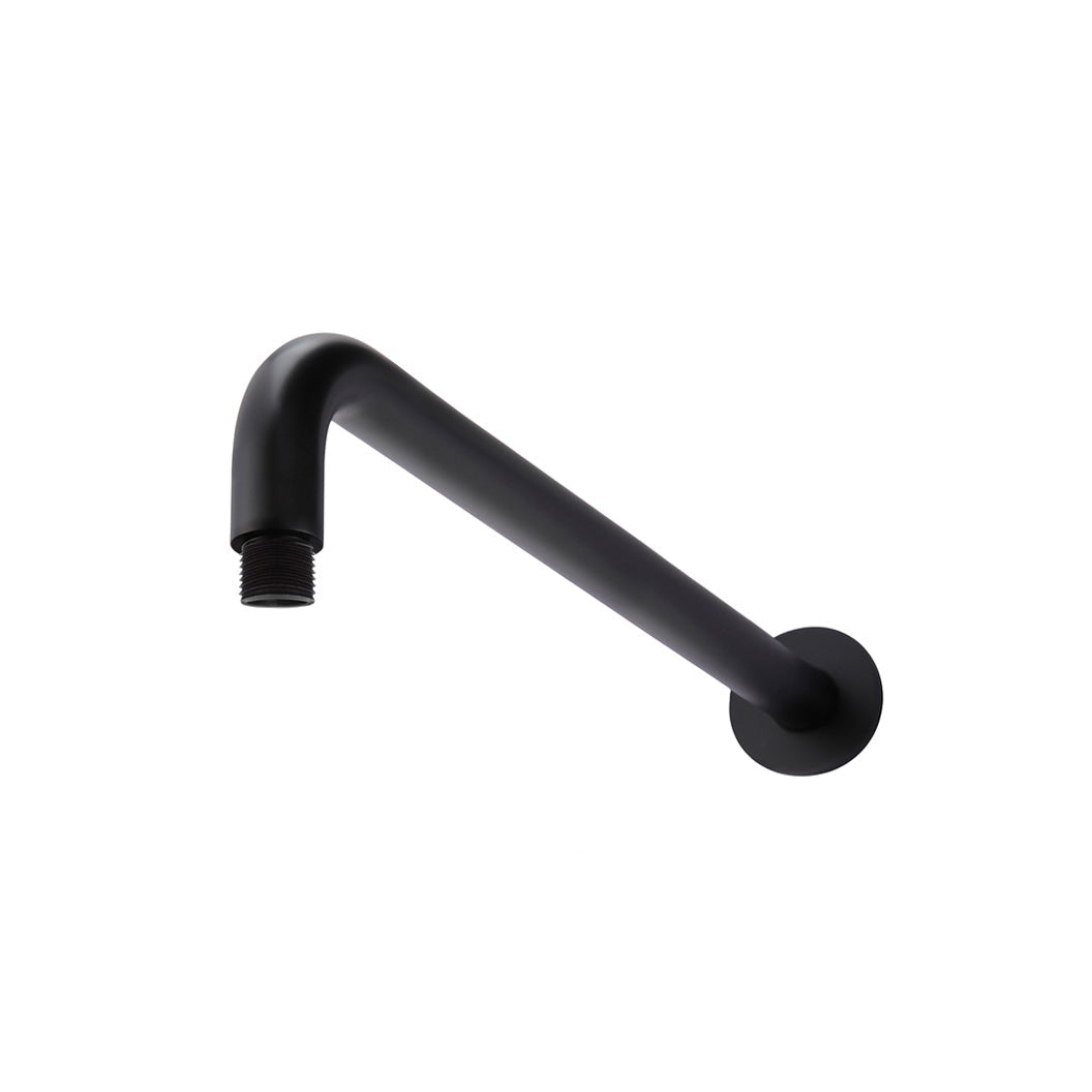 Round Wall Shower Curved Arm 400mm